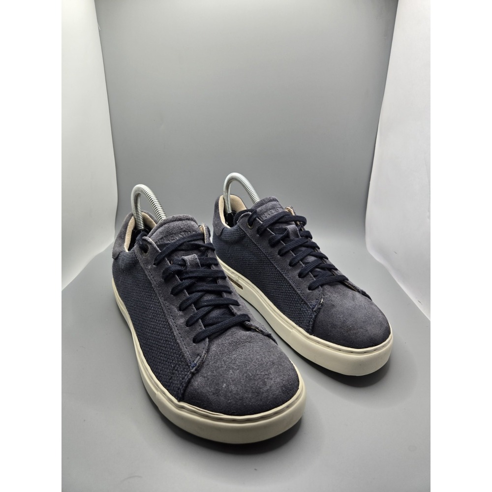 Birkenstock Bend Low Womens Shoes EU 38 7 Midnight Blue Comfort Suede Sneakers